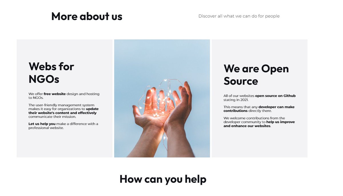 HelpDev_'s tweet photo. Helpdev V2 is here thanks @storyblok for all your support 😊 and @nuxt_js 3 is amazing 🤩

This step forward will help us to modernize all the NGOs websites 🔮 https://t.co/o3s89Fkchi