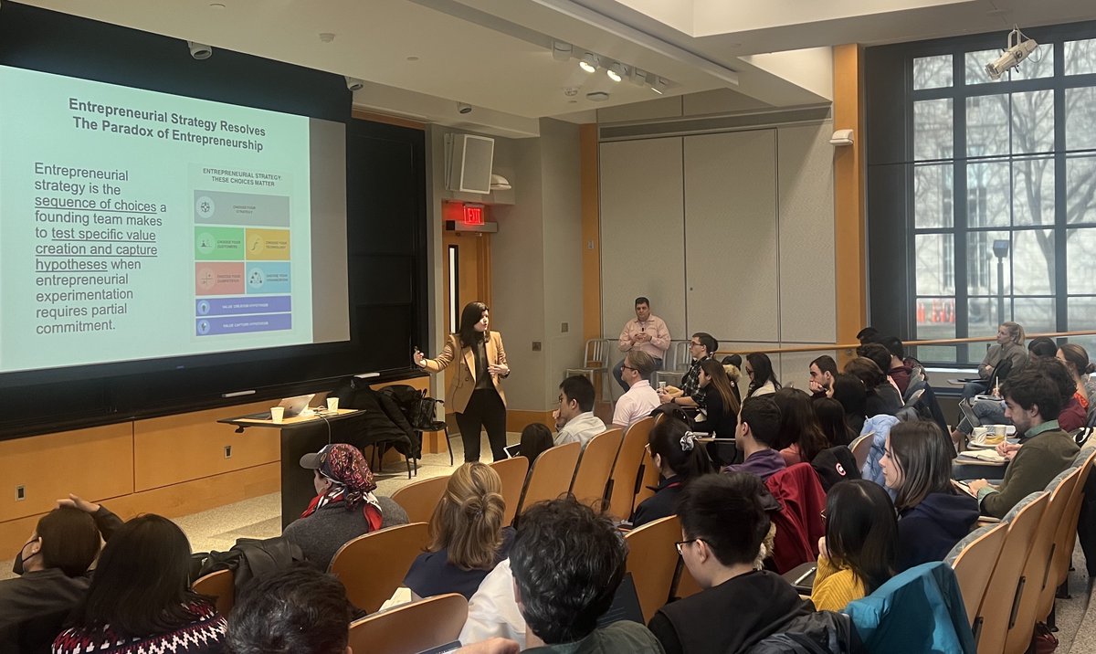 erin_l_scott's tweet photo. Back at #StartMIT this IAP to speak about both Choosing Your Co-Founder and Strategy for Startups!
Thanks Daniela Ruiz Massieu and Susan Neal for another excellent program. Each year, it's such a wonderful springboard into the MIT Entrepreneurial Ecosystem for so many students! https://t.co/TSxe3ZN1SU