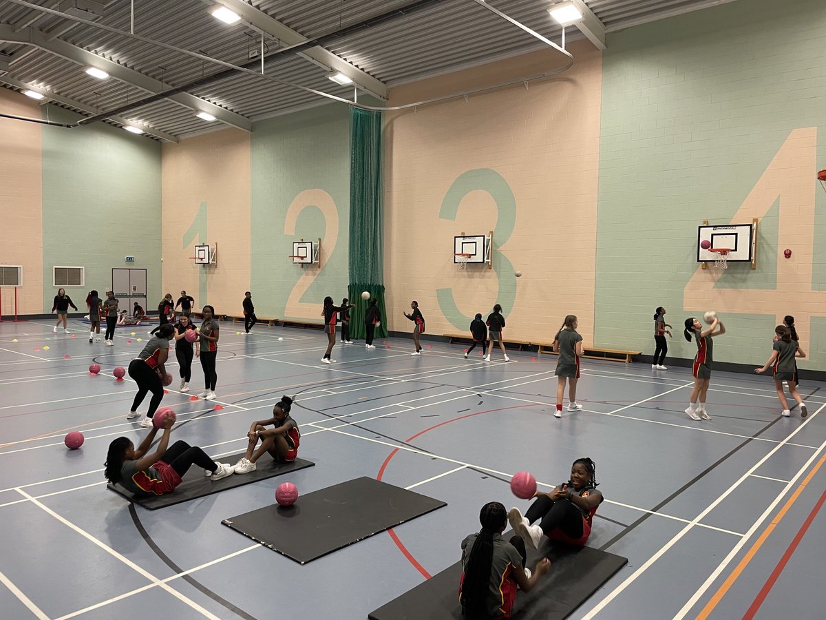 Townley netballers working hard in their fitness session after school today #townleystudentscan #commitment #nevergiveup