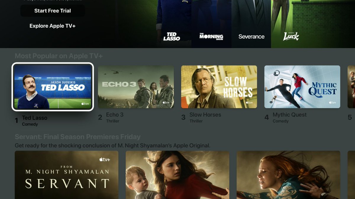 drothlis's tweet photo. In the @AppleTV latest update (tvOS 16.2 20K362) the "Reduce transparency" and "Increase contrast" accessibility settings appear to be doing the opposite. https://t.co/lGqohQBrXI