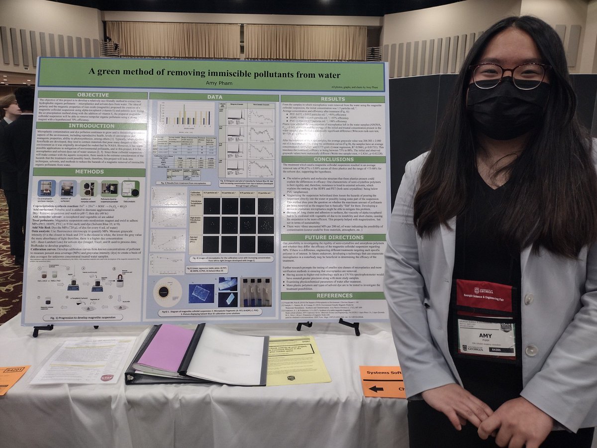 Congratulations to Amy Pham on being named a 2023 Regeneron Science Talent Search Scholar! Amy's research won several honors at the 2022 Georgia Science &amp; Engineering fair and was featured at the 2022 International Science &amp; Engineering Fair held in Atlanta. #elitescholarsacademy