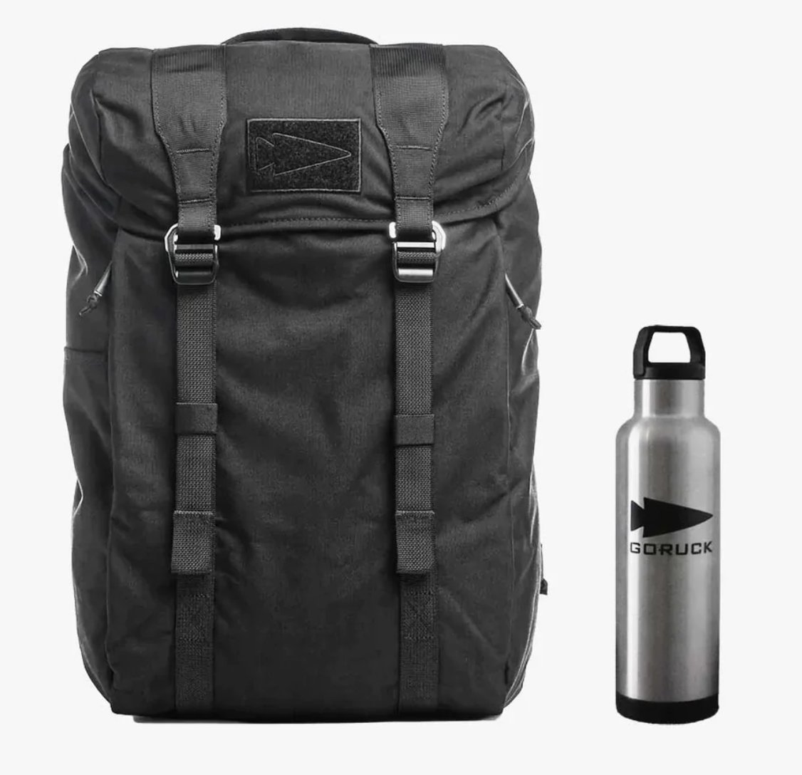 Kicking yourself for missing the M22 drop? Black is back with the bonus of a GORUCK RTIC water bottle. Grab-em before the disappear again! go.ruck.beer/M22RTIC