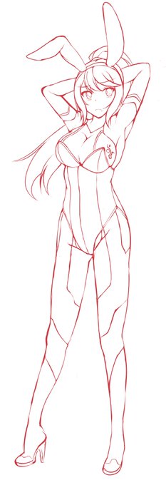 急いで描いたので汚いラフ絵ですが
ゼロバニースーツのサムスですのラフ絵です(*`ω` *)
ゼロスーツの上にバニースーツを着せる暴挙に出てみました 