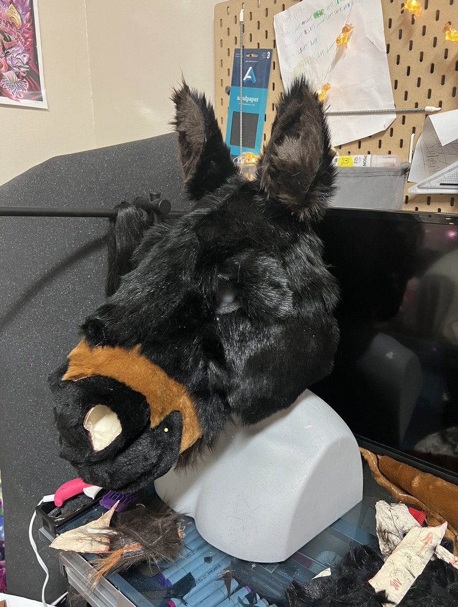 Horse head WIPS though she kind of looks like a donkey here