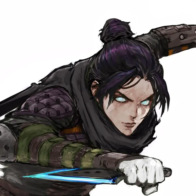 Here's a commission piece of Wraith from Apex Legends 