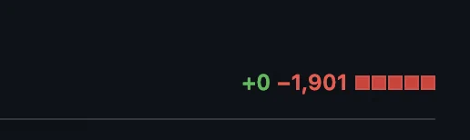 a screenshot of a PR with a code changes diff of +0 -1901