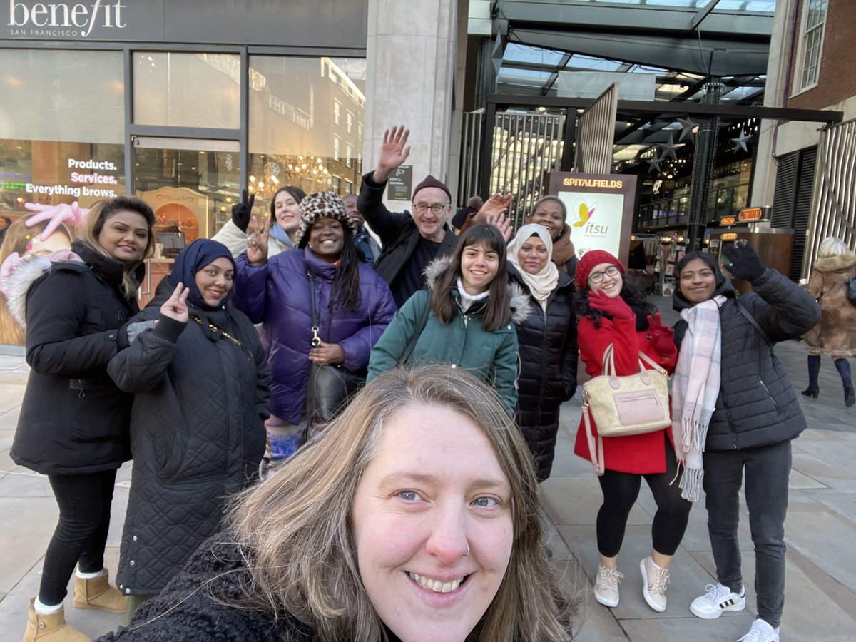 Welcome to BBDiverseLondon, which celebrates London's wonderfully diverse communities. We're starting this adventure with a photo of our fantastic students on the Diverse London module at LondonMet University on a visit to diverse Spitalfields