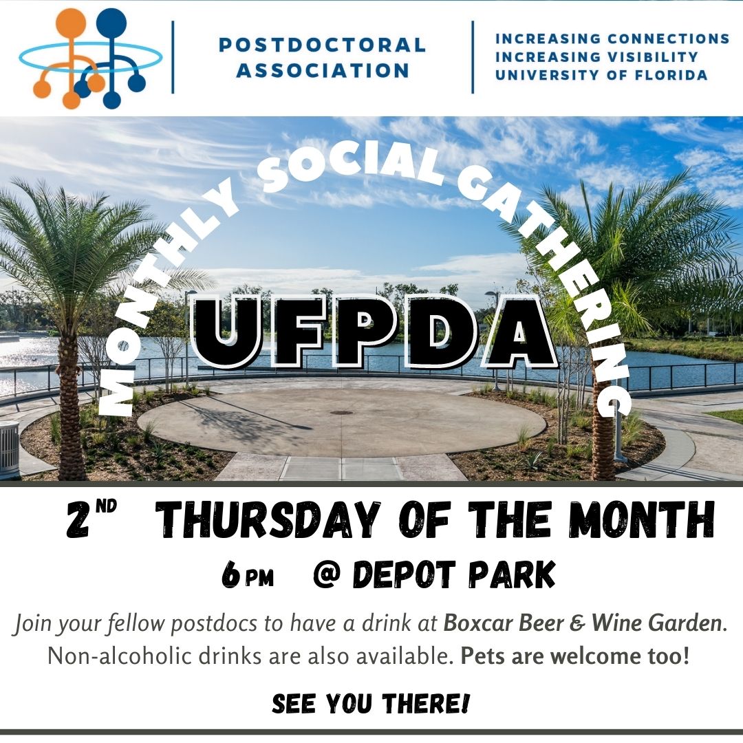 Join us for our first monthly social of 2023 tomorrow Thurs 1/12 at 6pm at Depot Park! Meet near the Humblewood Fire Pizza Trailer - look out for the UFPDA banner 🤩 Pets and family always welcome!