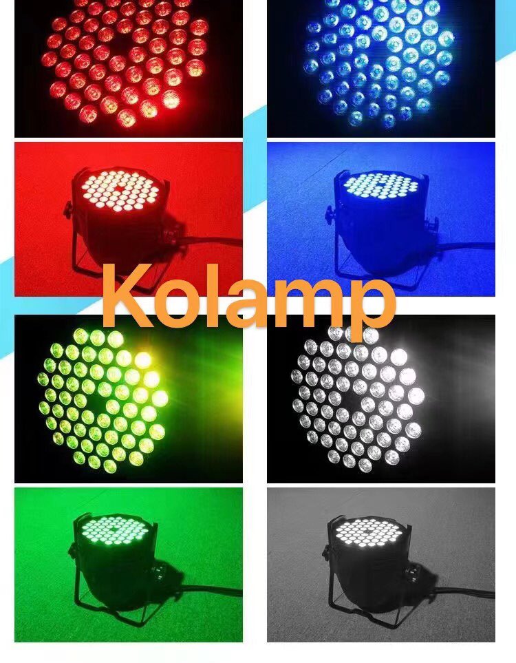 new，54*3w RGB 3in1 LED par light，on sale