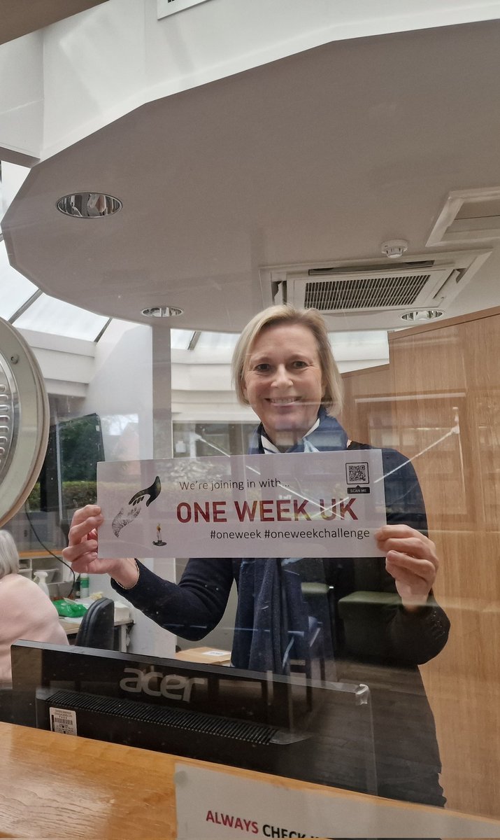 We're all keeping our energy usage down as much as possible as part of #oneweek #oneweekuk #oneweekchallenge #henleyonthames