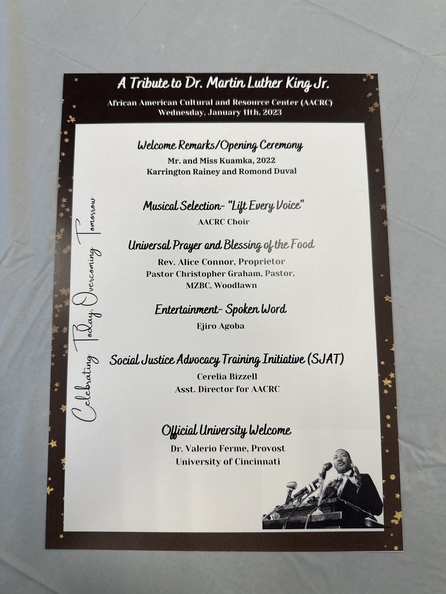 JRGuardiaPhD's tweet photo. Ready for the annual @ucAACRC Dr. MLK, Jr. tribute @StuAffUC #UCSAProud https://t.co/WAle7lq8Fy
