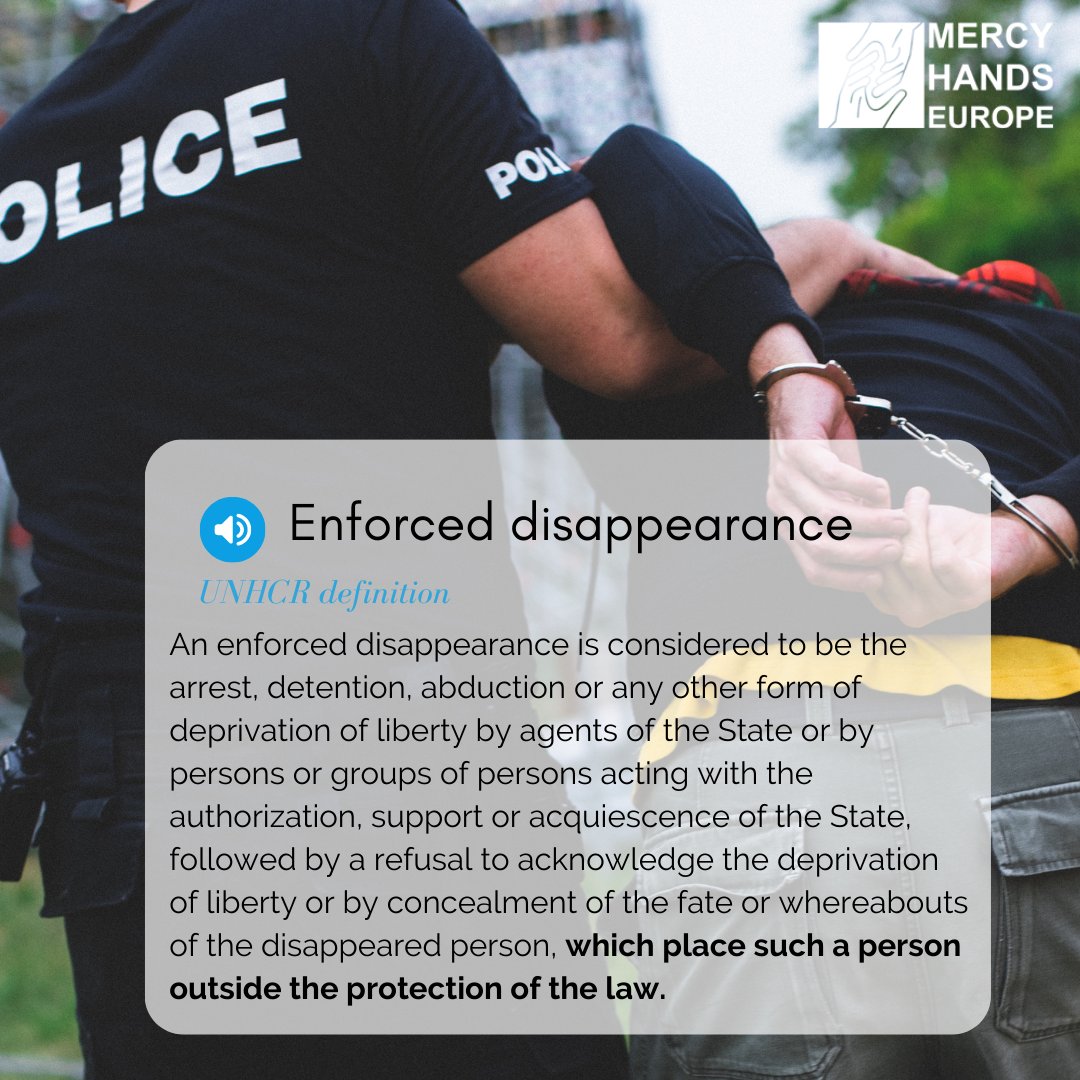MercyHandsEU's tweet photo. What are enforced disappearances and how does MHEUROPE address this tragic issue? Check our social media accounts to know more!
#Iraq #OHCHR #Enforceddisappearances #UNCED https://t.co/J8NGqfJ5Ys