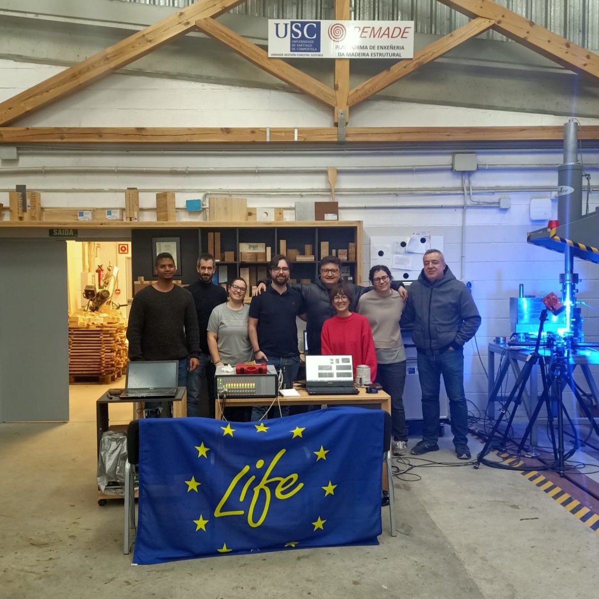 woodforfuture's tweet photo. ¡Seguimos trabajando! 🌱🌿🌲
#UIMa - @CanalUGR y #PEMADE - @CampusTerraUSC forman un gran equipo.
Actualmente se encuentran desarrollando algunas labores de investigación del proyecto @woodforfuture. https://t.co/D2fgeaRL2T