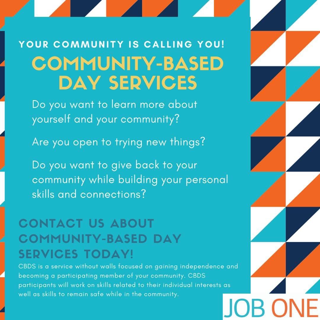 JobOneKC's tweet photo. Community-Based Day Services are more than just a 'place to be during the day'.
Becoming comfortable with oneโs community is a critical step in preparing for employment, accessing resources & needs, and pursuing a happy & fulfilling life. ๐โญ๏ธ
#CommunityBasedDayServices #CBDS https://t.co/EvKzPo46X0