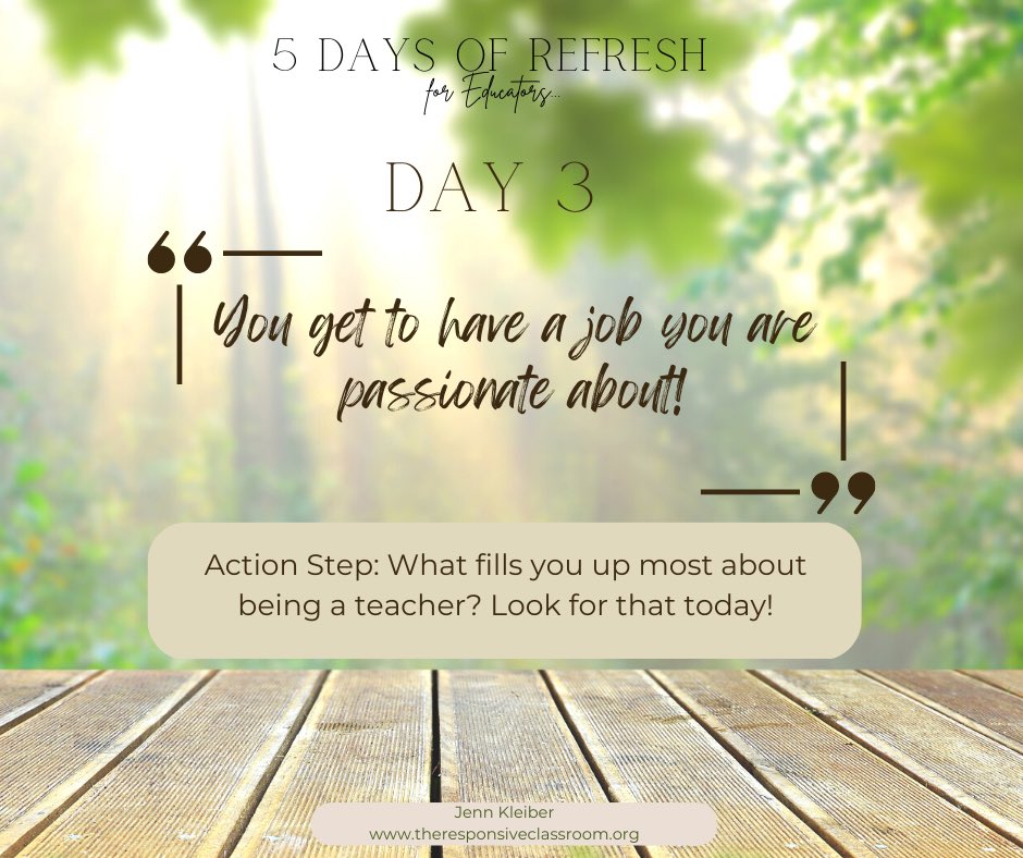 The Responsive Classroom tweet media