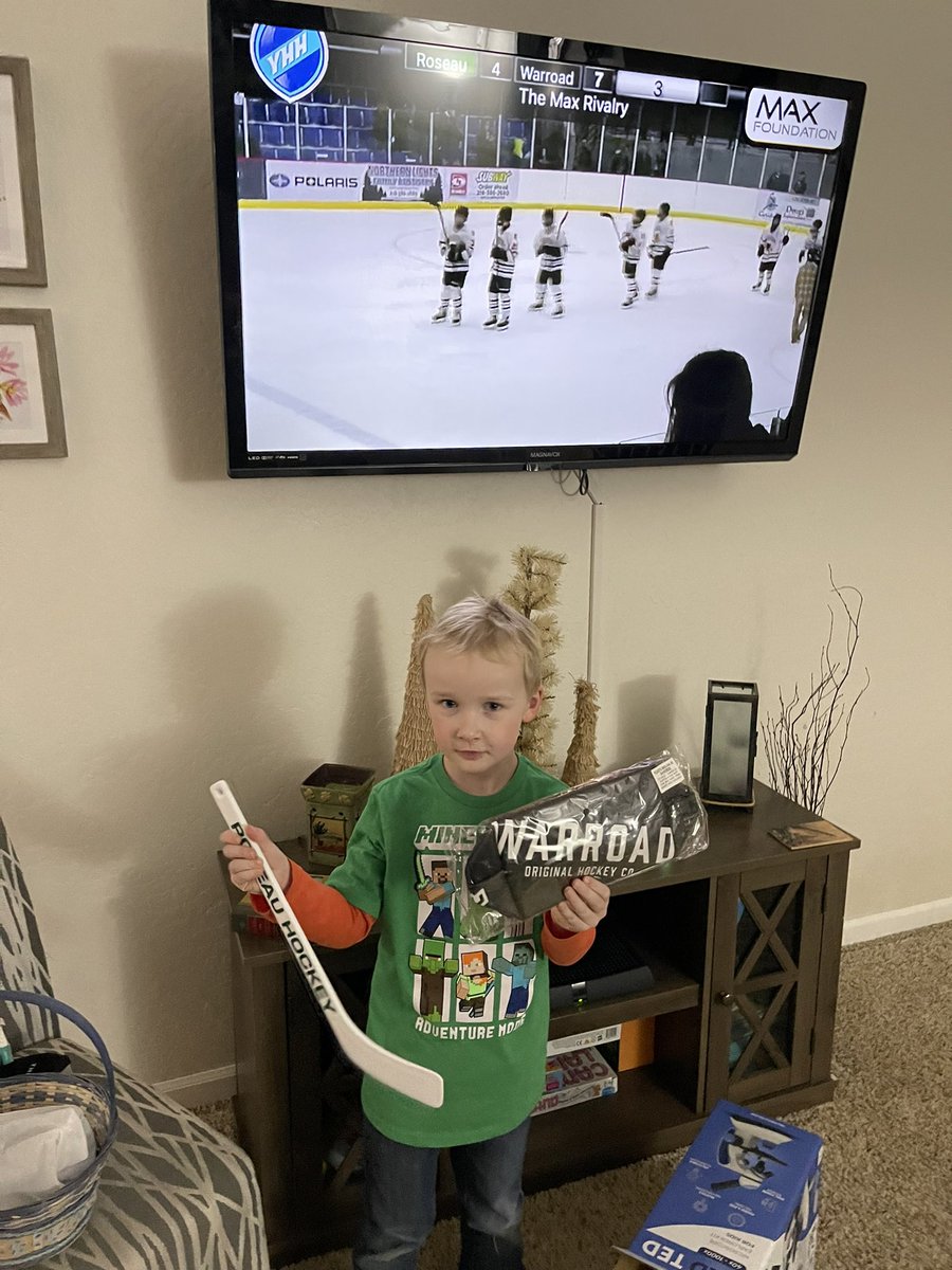 This kid is so torn. I can only do so much as a parent. Warroad is going to be a tough out with that goaltending.
