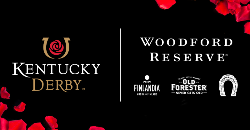 KentuckyDerby's tweet photo. We are proud to announce the renewal of Kentucky's two greatest attractions.

#KyDerby 🏇 x Woodford Reserve 🥃