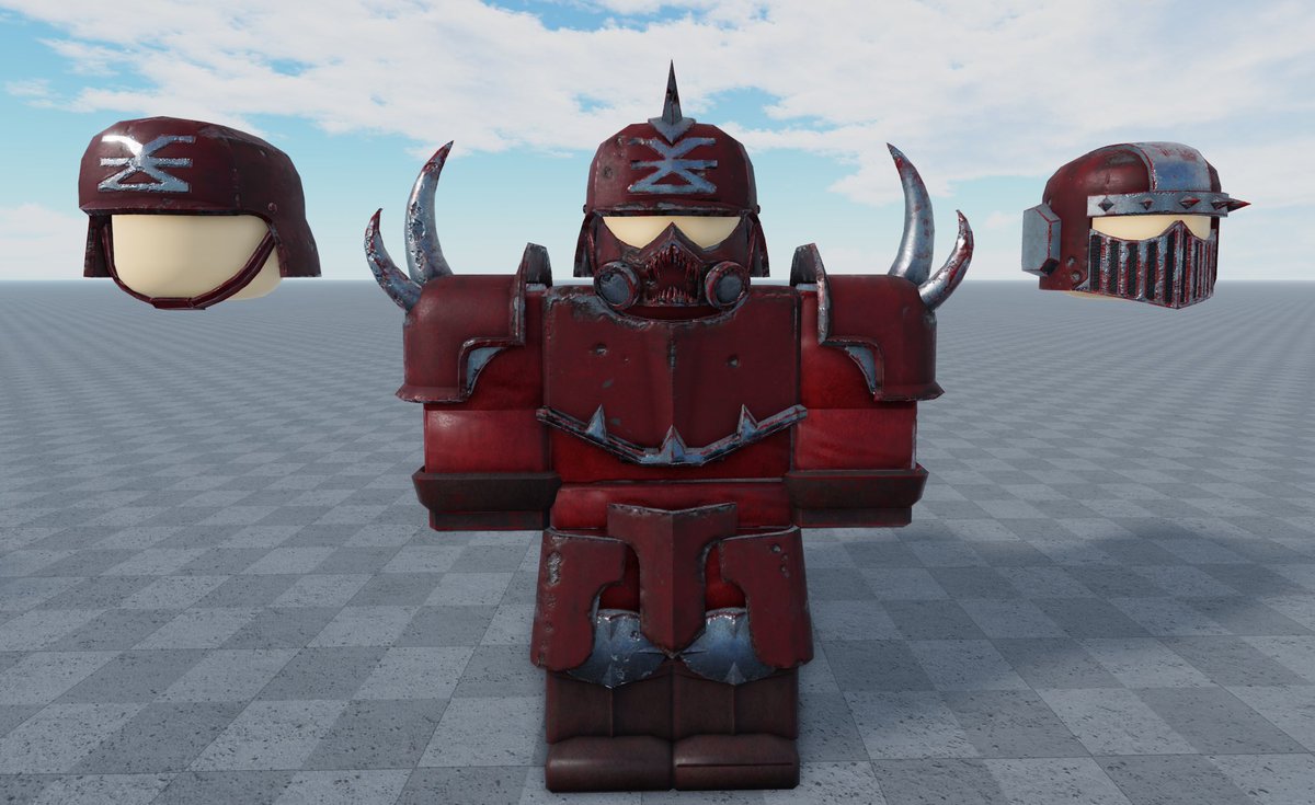 CorndadFurnace's tweet photo. Uhhhh here’s a funky guy in some armor
(Textured by Null_Lock)
#roblox #RobloxDev https://t.co/RBnM6Ou41A