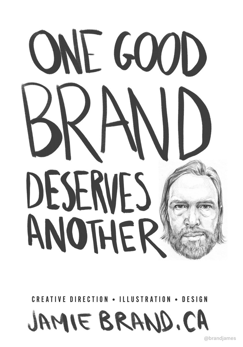 brandjames's tweet photo. Had to rejig this idea for @OneMinuteBriefs and #PortfolioDay. After all, I’ve always said… https://t.co/GIwRrawU7P