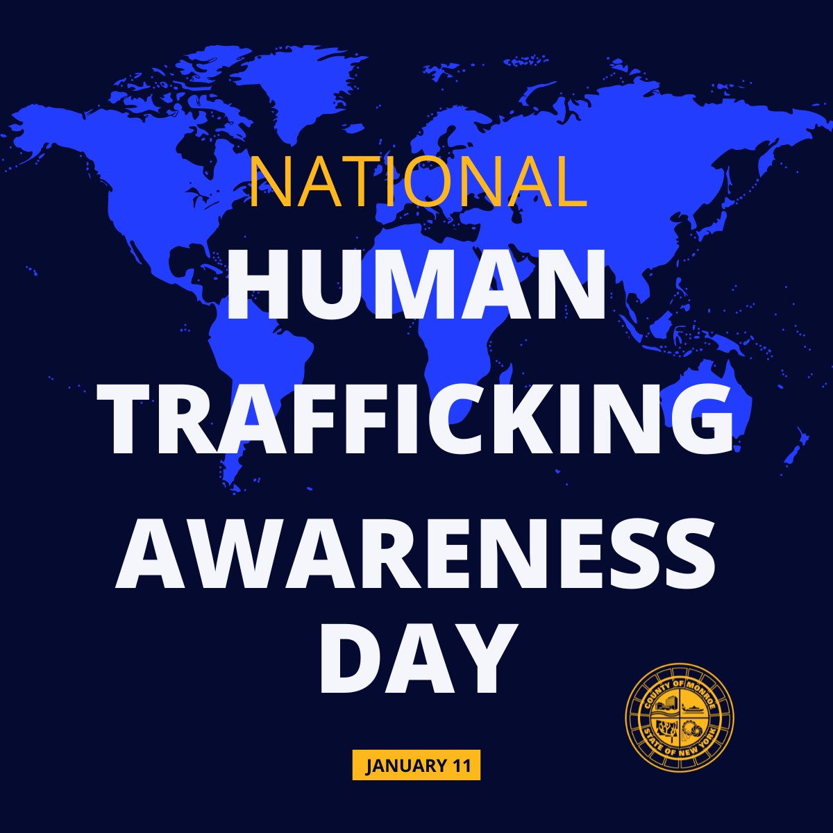 January 11th is the National Day of Awareness for Human Trafficking. Anyone can be a victim of human trafficking and ways we can protect ourselves &amp; others is through awareness. Learn more at the official Department of Human Services webpage: lnkd.in/eN6v7Tr