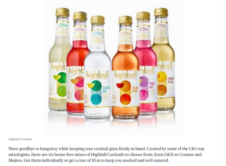 Very happy to have appeared in the @EveningStandard roundup of best low and no alcohol drinks standard.co.uk/shopping/esbes… 

#alcoholfree #nonalcoholic #cocktails