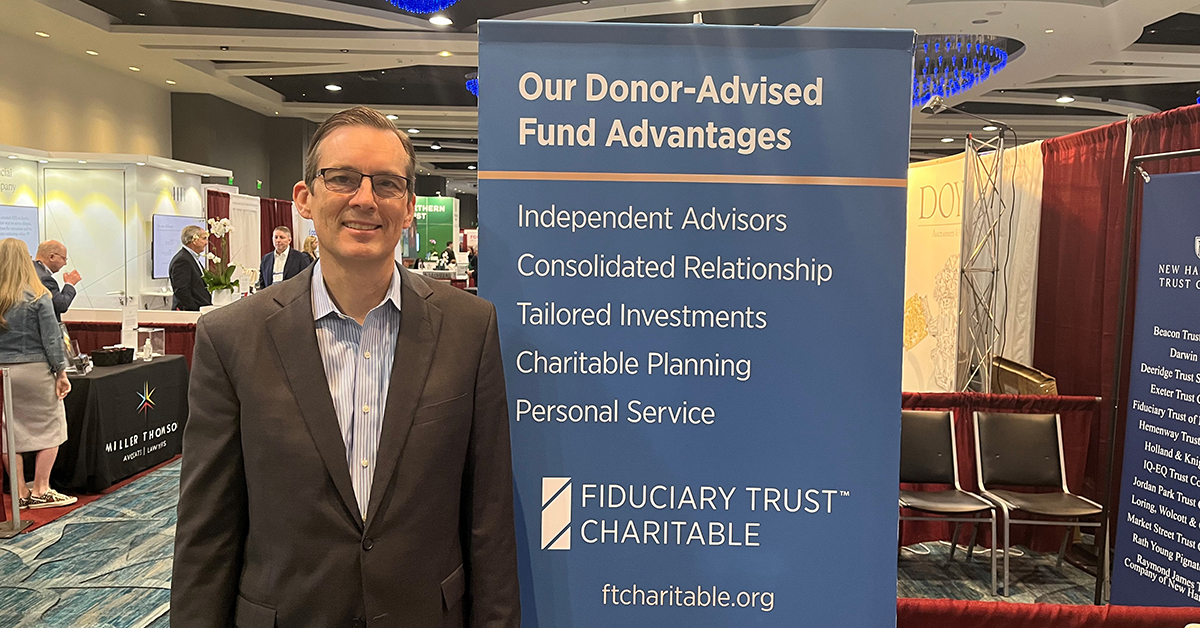 FTCharitable's tweet photo. Stop by #Heckerling2023 Booth 200 to learn more about our flexible donor-advised funds. https://t.co/uddtjoWCln https://t.co/EPQloR4YEY