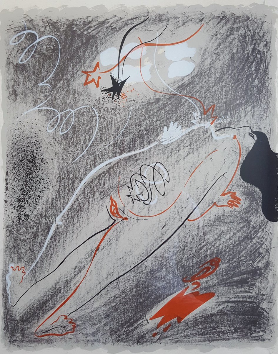 GravesIntlArt's tweet image. Artist: #AndreMasson (French, 1896-1987)
Title: "L'Enfantement (Childbirth)"
Year: 1955
Medium: Original Signed #Lithograph
LE: 31/50
Framed size: 29" x 24.5"
Sheet size: 28" x 20"
Image size: 21.5" x 17.5"
•
#masson #salvadordali #dali #joanmiro #surrealistart #surrealism