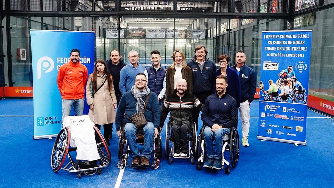 Vigo acogerá por primera vez el Open de España de pádel en silla de ruedas organizado por @sinredvigopadel #deporteinclusivo ♿️🎾
