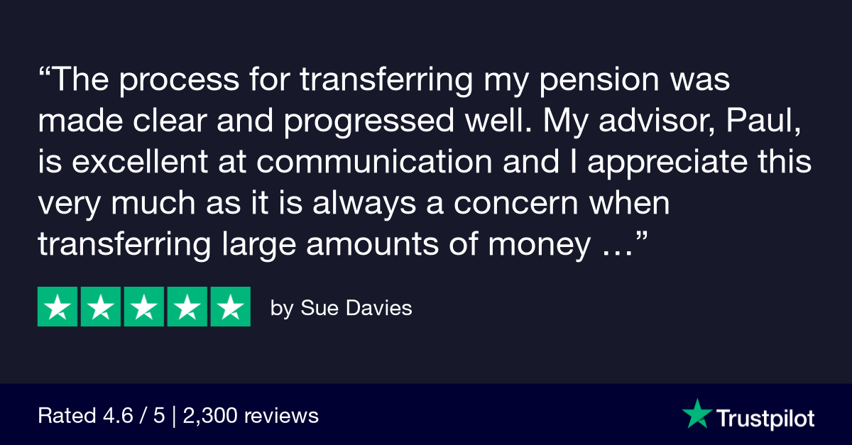 ProfilePensions's tweet photo. Thank you for the review - so glad we could help, Sue! 

#brighterfinancialfuture #happyretirement #trustpilot #5starreview #privatepension #investing [Capital at risk] https://t.co/hfyv9VYAYF