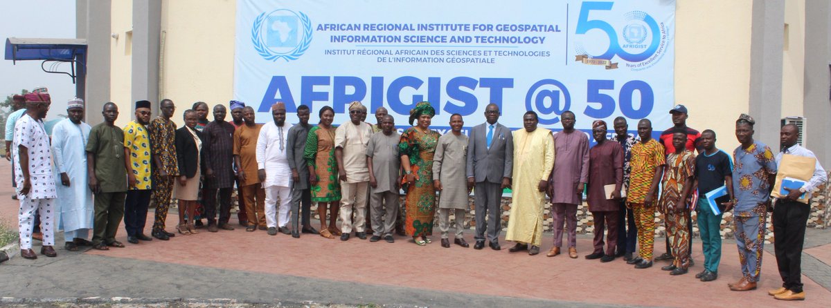 AFRIGIST_'s tweet photo. ASSUMPTION OF DUTY OF THE NEW EXECUTIVE DIRECTOR OF THE AFRICAN REGIONAL INSTITUTE FOR GEOSPATIAL INFORMATION SCIENCE AND TECHNOLOGY (AFRIGIST) 
Prof. Lazarus Mustapha OJIGI took up his duties as Executive Director of AFRIGIST on Friday, January 6, 2023. 
WELCOME PROF https://t.co/yVZkRwqVuy