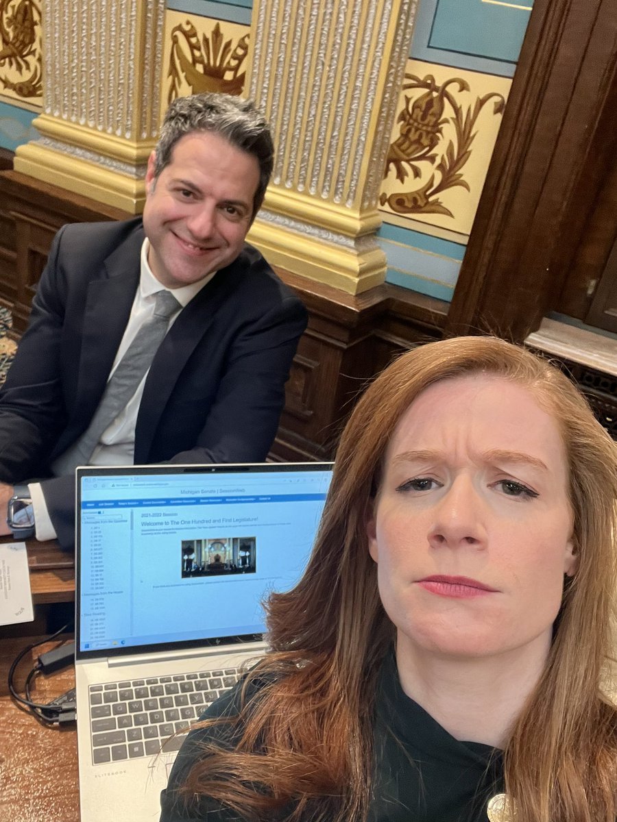 Mallory McMorrow on Twitter "Take your spouse to work day (a situation