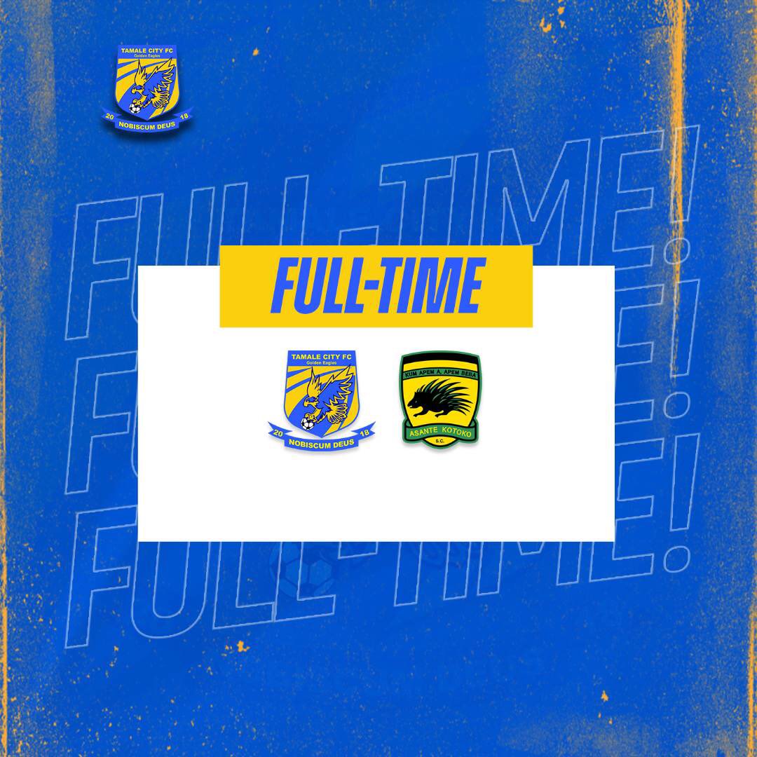 ⌚|Full time 

Points shared in an intriguing game 

Tamale City 1️⃣🆚 1️⃣Asante Kotoko 

#DareToDo
#WeAreHereToStay
#Citizens
