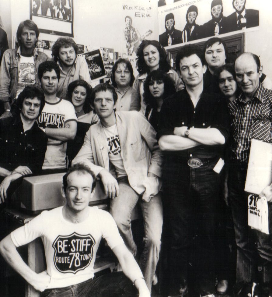 Stiff Records staff in 1979. #ifitaintstiff