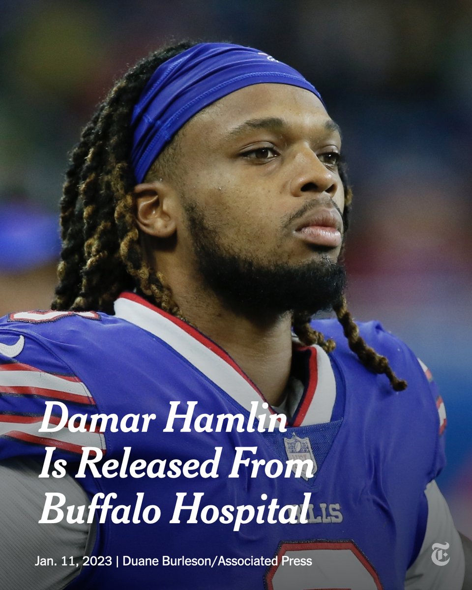 The New York Times on Twitter "Breaking News Damar Hamlin of the