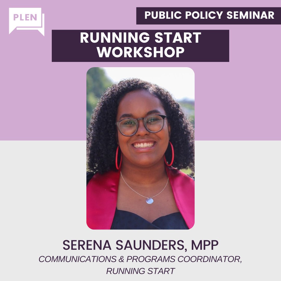 We have just completed our first-day session, an incredible workshop at our #PLENPublic23 seminar! Thank you to our facilitator Serena Saunders, MPP, Communications and Program Coordinator, Running Start, for teaching our students how to run for political office!