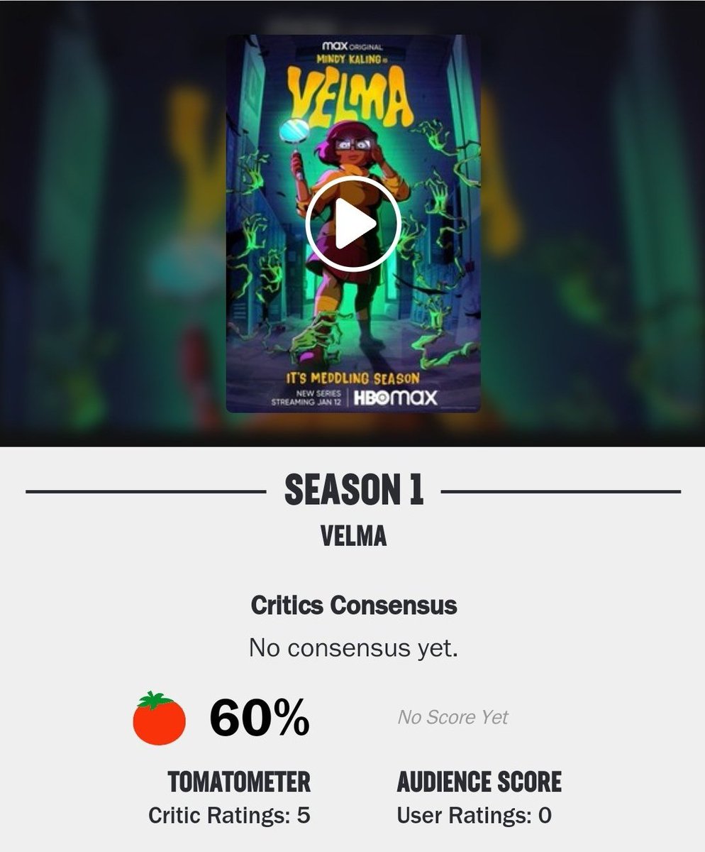 Scooby Doo Verso • fã-clube on X: 🚨Baseado em 5 reviews, #Velma