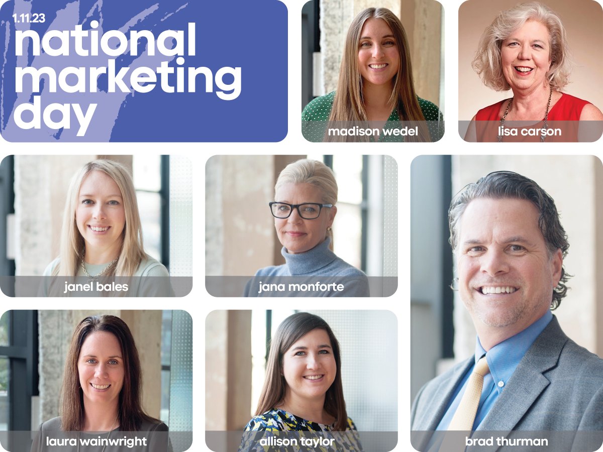 WallaceDesign_'s tweet image. Today is National Marketing Day - a day to recognize and celebrate marketing professionals across the globe! We are especially thankful for our own marketing team, aka, the #SuperSeven. Thank you all for your passion, innovation, creativity and dedication! #WeAreWallace