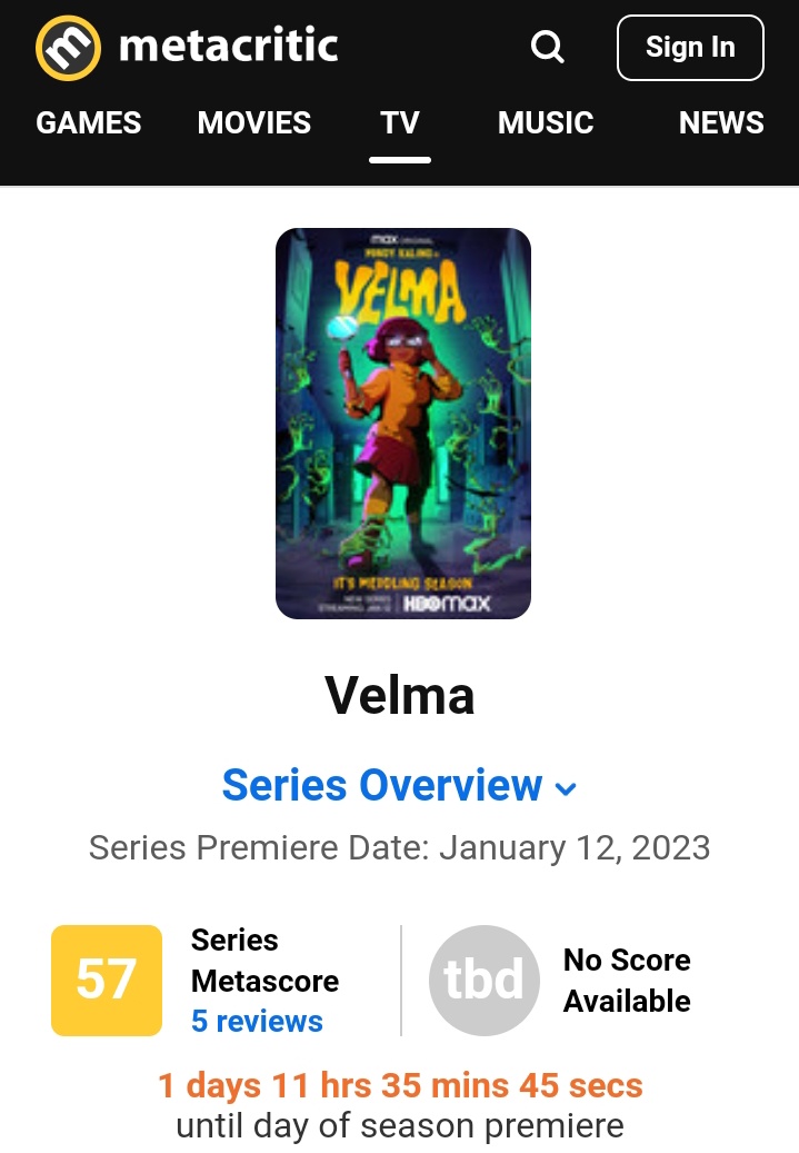 Scooby Doo Verso • fã-clube on X: 🚨Baseado em 5 reviews, #Velma