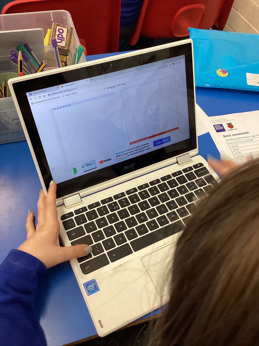 Burnopfield_sch's tweet photo. Year 4 enjoyed using βLogoβ to explore coding this afternoon. #computingburnopfield https://t.co/t1ihuFGsqq