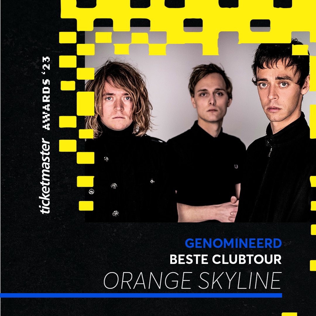 Had <a href="/Orange_Skyline/">Orange Skyline</a> volgens jou de beste clubtour van 2022? Breng dan jouw stem uit in de #TMAwards23 en maak zelf kans op een Ticketmaster cadeaukaart t.w.v. €100,- 🚀🏆

Stemmen kan t/m 13 januari via: bit.ly/TMAwards23-TW