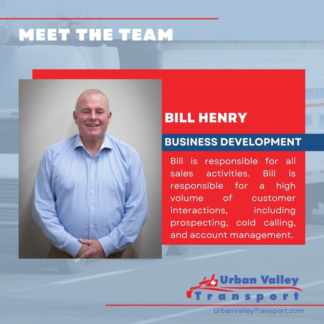 UrbanValleyTran's tweet photo. ᴍᴇᴇᴛ ᴛʜᴇ ᴛᴇᴀᴍ ⭐Bill’s position is to develop and maintain client relationships by developing effective ways to transport customers’ freight utilizing Urban Valley Transport services and solutions.

#MeetTheTeam #Abbotsford #Mission #TransportationIndustry https://t.co/PbyuxUs7GC