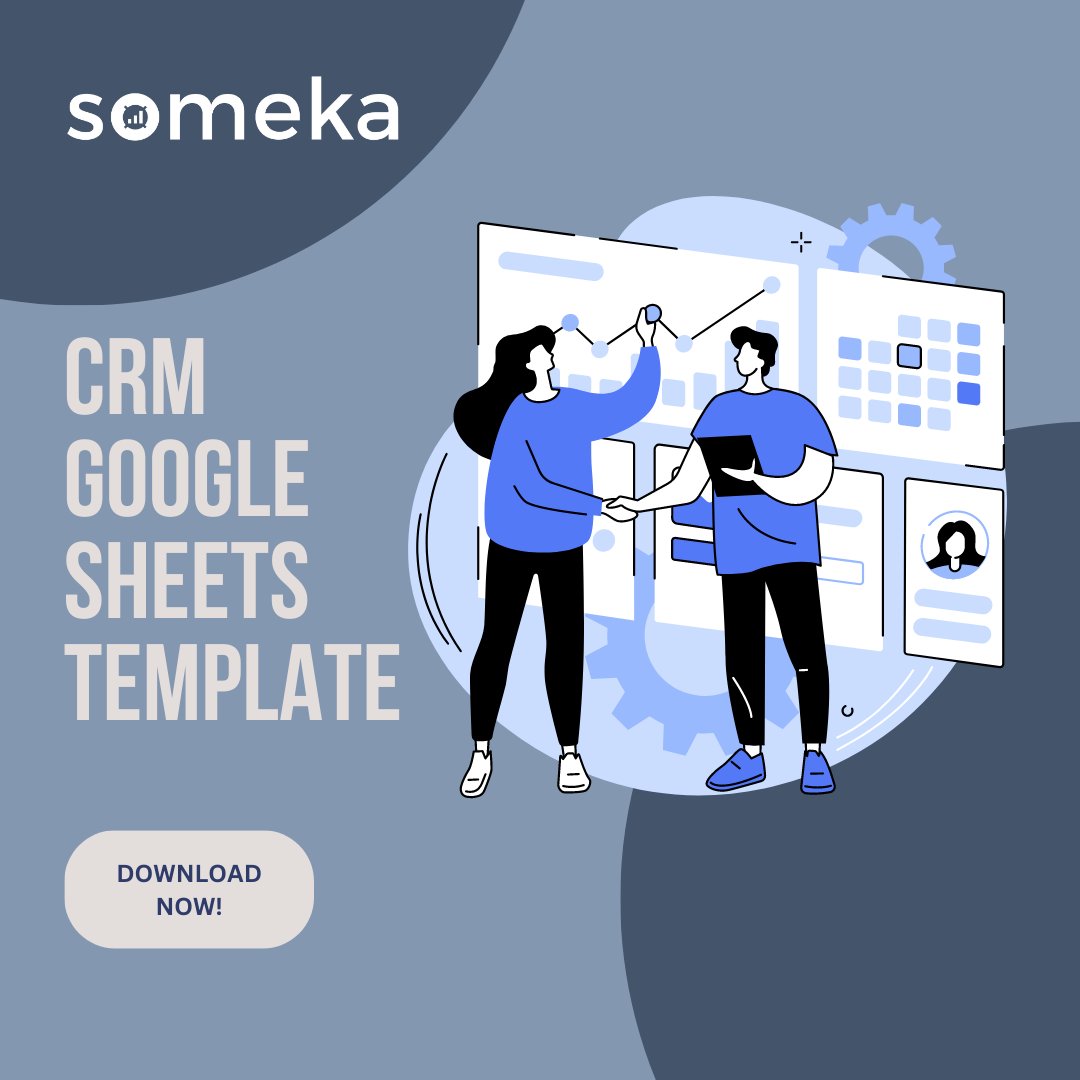 SomekaNet's tweet photo. Do you need a way to better manage your customer relationships? 🤔
Our Google Sheets-based #CRM tool will organize all of your contacts, leads, and deals in one convenient place. 
Download Now: https://t.co/qKTWzRWwyt
#Someka #customerrelationship #GoogleSheets https://t.co/tGoJPtBCtG