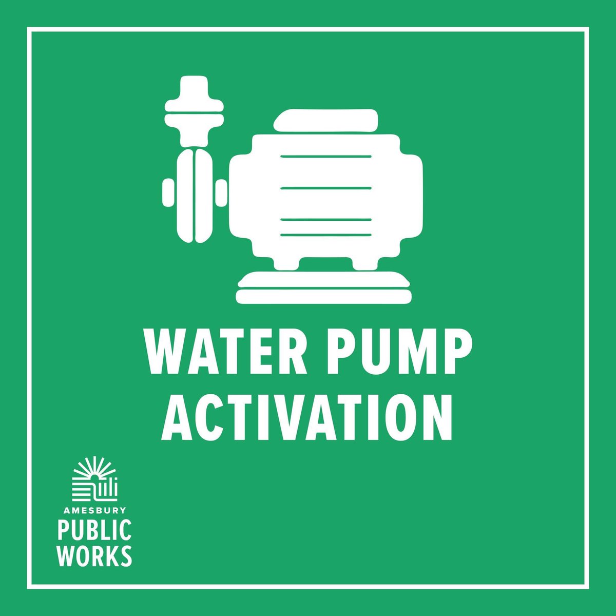 The Water Department has activated a pump which may result in some water discoloration. Residents are encouraged to run the cold water in all their fixtures and it should clear their line. Any discoloration will not last long.