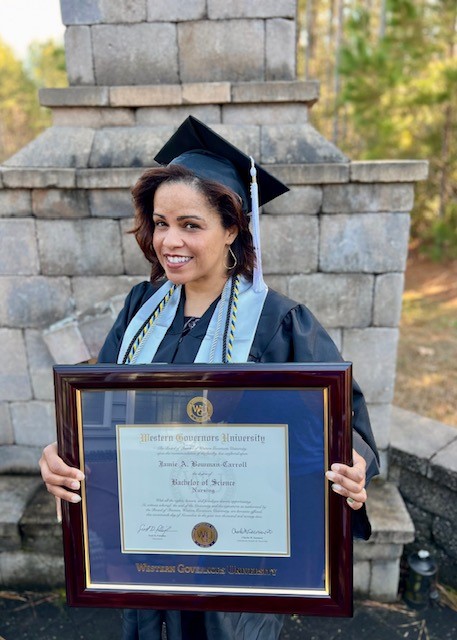 TTCAlumniFriend's tweet image. Congratulations to TTC Nursing grad Jamie Bowman-Carroll, who recently earned her BSN from Western Governors University!   #TTCAlumni #educatedaccelerateinspire #TTCNursing #makingusproud 
Share your news! bit.ly/3X3tRch