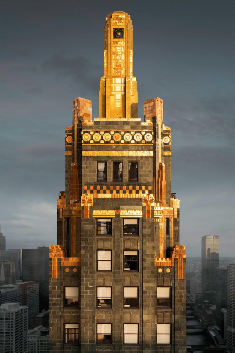 mixdevil66's tweet photo. #Drone #Photography by #ChrisHytha Celebrates the Beauty of Historic #HighRise #Buildings in the U.S. photography. He focuses his drone on the final floors leading to the structure's spire. https://t.co/kM9F4SAysa https://t.co/OZvieAcvih