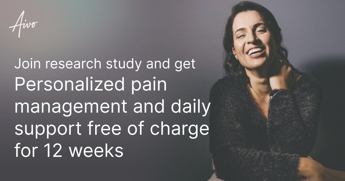 What better way to start this new year?

Learn more: aivohealth.com/campaign/resea…
#chronicpain #neuroscience #mindbody #researchstudy