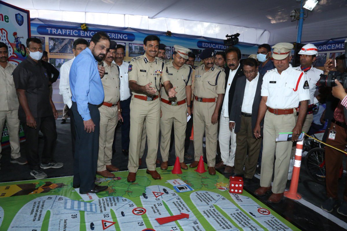Hyderabad City Police on Twitter "HTP stalls displayed road safety signs,
