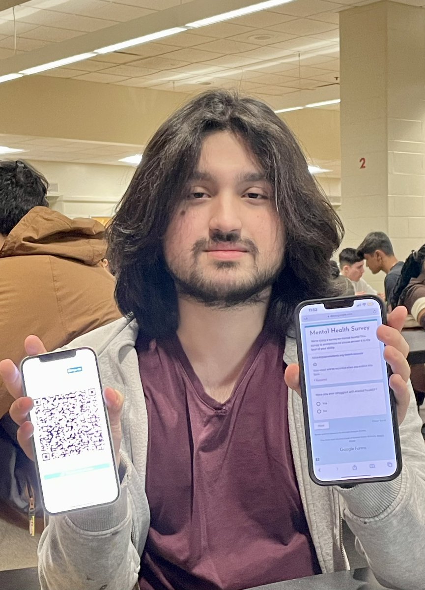 KA_CrimsonTimes's tweet photo. Mental Health Survey by Senior Brandon Orellana today at EHS! https://t.co/nqQYjuAEWn