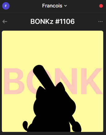 Let's see what happens. 

Loving the vibes. #BONKz