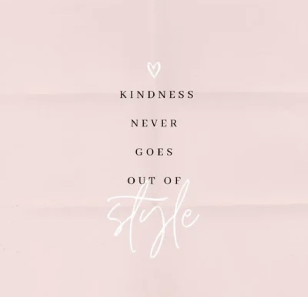 Kindness never goes out of style! 
#createkindness #spreadpositivity